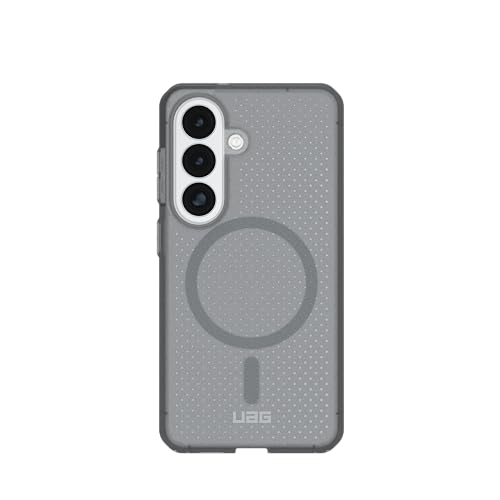 URBAN ARMOR GEAR UAG for Samsung Galaxy S26 Case 6.3" Dot - Magnetic Charging Compatible Transparent Transparent Rugged Military Drop Tested Protective Cover, Ash - color: Dot - Ash