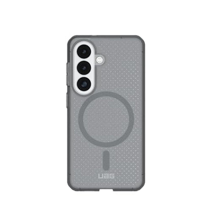URBAN ARMOR GEAR UAG for Samsung Galaxy S26 Case 6.3" Dot - Magnetic Charging Compatible Transparent Transparent Rugged Military Drop Tested Protective Cover, Ash - color: Dot - Ash