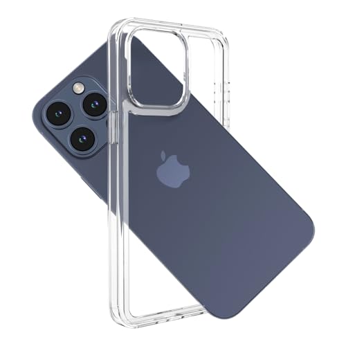 for iPhone 15 Pro Max Clear Bumper Frame No-Back Case, Slim Fit Ultra-Light Anti-Yellowing Transparent Protection Bezel Phone Cover Case 6.7" 2023 - color: Clear, size: iPhone 15 Pro Max