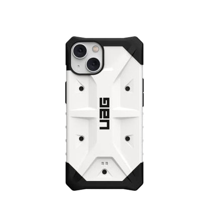 URBAN ARMOR GEAR UAG Designed for iPhone 14 Case White 6.1" Pathfinder Slim Lightweight Shockproof Dropproof Rugged Protective Cover Compatible with Wireless Charging - color: Pathfinder - White