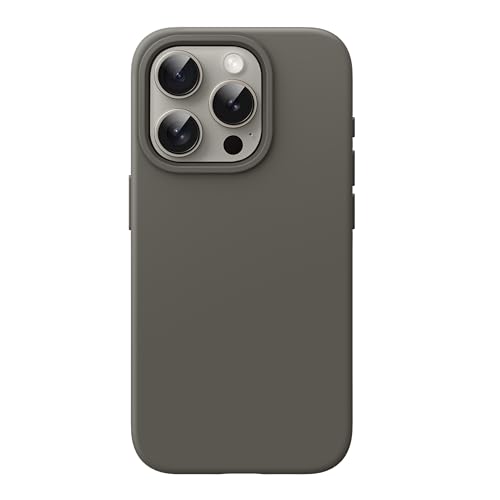 JETech Silicone Case for iPhone 15 Pro Max, Clay | Silky Soft Touch, Shockproof Protection, Scratch Resistant, Microfiber Lining - color: Clay, size: iPhone 15 Pro Max