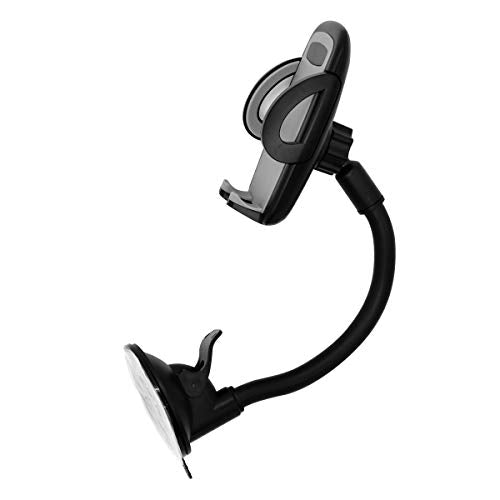Flexible Gooseneck Phone Holder with Suction Cup, Adjustable Long Arm Mount