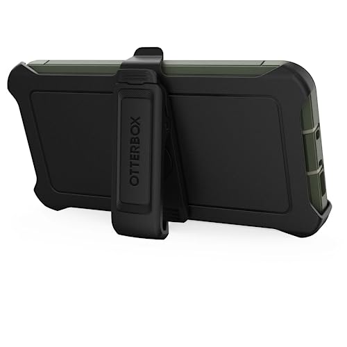OtterBox Galaxy S23 Plus (Only) - Defender Series Case - Lichen the Trek, Rugged & Durable - with Port Protection - Holster Clip Includes - Microbial Defense Protection - Non-Retail Packaging - color: Lichen the Trek (Green)