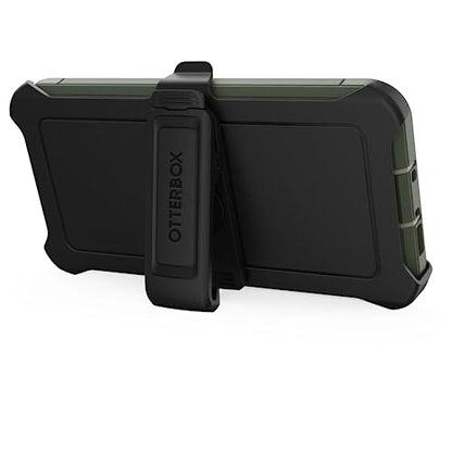 OtterBox Galaxy S23 Plus (Only) - Defender Series Case - Lichen the Trek, Rugged & Durable - with Port Protection - Holster Clip Includes - Microbial Defense Protection - Non-Retail Packaging - color: Lichen the Trek (Green)