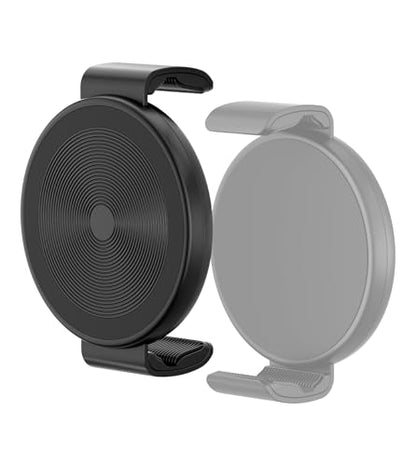 TONEOF Phone Clamp for Magnet with Metal Ring Phone Mount for Magsafe Stand - color: Black