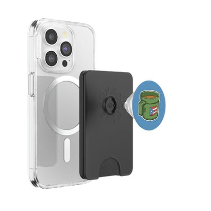 Tacita de Mantequilla Cafe Puerto Rico Bandera Boricua PopSockets PopWallet for MagSafe - style: Magnetic PopWallet