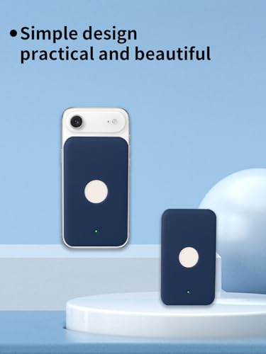 Compatible with Apple iPhone Air MagSafe Battery,UYRUREL Premium Silicone Shockproof Protection Ultra-Thin Design, Comfortable and Skin-Friendly,Blue. - color: Blue