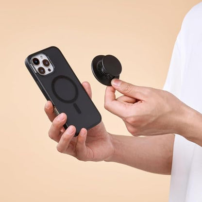 PopSockets Phone Grip for MagSafe, Magnetic Holder, Phone Stand - Black - color: Black, style: MagSafe