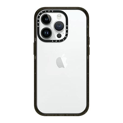 CASETiFY for iPhone 14 Pro Case - Impact Clear Black | Slim Fit | 8.2 ft. 4x Military Grade Drop Protection | Black - color: Clear Black, size: Iphone 14 Pro (6.1")