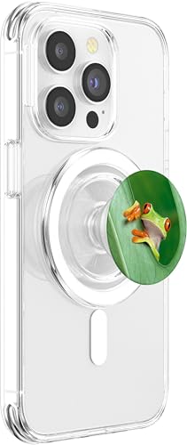 Baby Frog Green Exotic Tropical Toad Anuran Idea Gift PopSockets PopGrip for MagSafe - style: Magnetic PopGrip