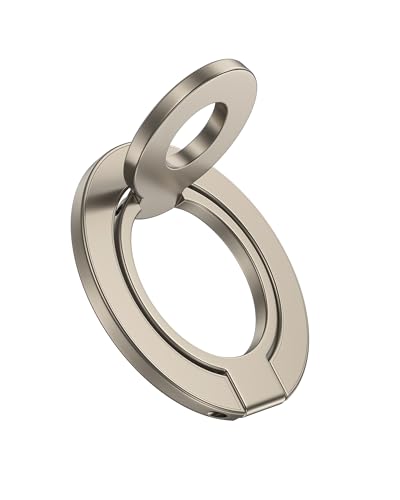iPhone 17ProMax Portable Magnetic Phone Ring Holder MagSafe Phone Kickstand - color: Gold