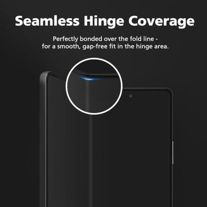 [3+3] for Samsung Galaxy Z Fold 7, Clear TPU+EPU Screen Protector [3 Pack Inside + 3 Pack Front] HD Clarity for Ultimate Protection, Scratch Self-Healing, Easy Installation with Alignment Jig - size: Galaxy Z Fold 7