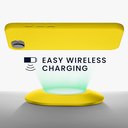 kwmobile Case Compatible with Apple iPhone 17e / iPhone 16e Case - Slim Protective TPU Silicone Phone Cover - Radiant Yellow - color: Radiant Yellow, size: iPhone 17e / iPhone 16e