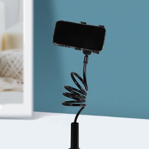 Zerodeko 360 Degree Adjustable Phone Stand Clamp for Bed and Desk Black
