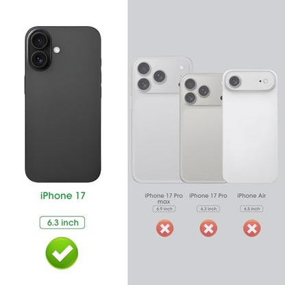 Arae Compatible with iPhone 17 Case Wallet with Card Holder, Wristlet Strap Wallet Flip Cover for iPhone 17 6.1 inch Men/Women, RFID Blocking, Kickstand, Litchi Black - color: Litchi Black, size: iPhone 17 6.1 inch