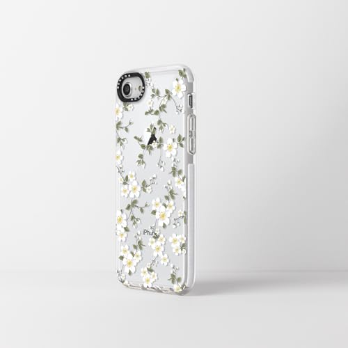 Cute Phone Case for iPhone 7/8, Vine Flowers iPhone SE2020/ SE2022 Case, Aesthetic Floral Pattern Soft Clear TPU Shockproof Bumper Cover for Girls Women - size: iPhone 7/8/SE2020/SE2022