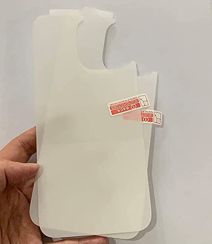 Epivol 2Pcs Back Screen Protector Film for iPhone 14 Pro Max Hydrogel Film Not Glass - color: 14 Pro Max HD Back Film
