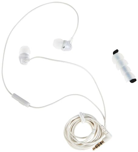 Sony MDREX15AP in-Ear Earbud Headphones with Mic, White - color: White (Pack of 1), style: 3.5mm Aux, Mic