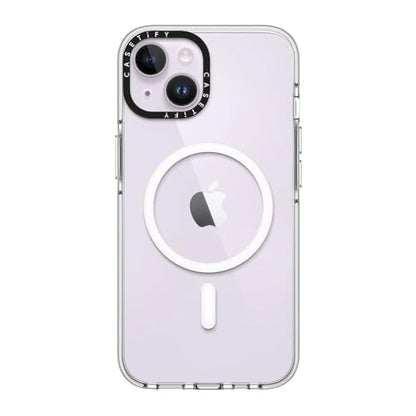 CASETiFY for iPhone 14 Case - Impact Clear Compatible with MagSafe | Not Yellowing | 6.6 ft. 3X Military Grade Drop Protection | Clear - color: Clear, size: Iphone 14 (6.1")