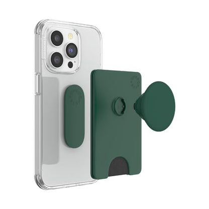 PopSockets Adhesive Phone Wallet with Grip- Fresh Pine - color: Fresh Pine, style: MagSafe