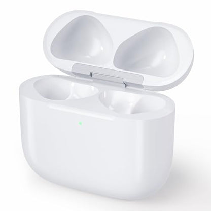 Wireless Charging Case Compatible with AirPods 4, Replacement Charger Case with Bluetooth Pairing Sync Button (to USB-C)