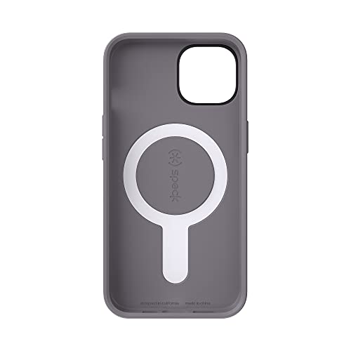 Speck iPhone 13 Case - Drop Protection & Scratch Resistant Dual Layer Case - Built for MagSafe, Slim Design with Soft Touch Coating for 6.1 Inch Phones - Prussian Blue, Cloudy Gray CandyShell Pro - color: Prussian Blue/Cloudy Gray