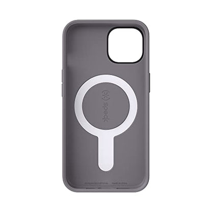 Speck iPhone 13 Case - Drop Protection & Scratch Resistant Dual Layer Case - Built for MagSafe, Slim Design with Soft Touch Coating for 6.1 Inch Phones - Prussian Blue, Cloudy Gray CandyShell Pro - color: Prussian Blue/Cloudy Gray
