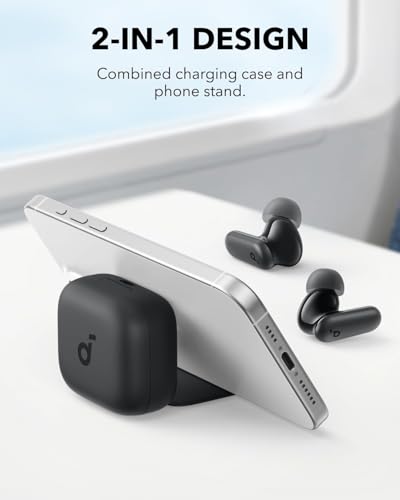 Soundcore P30i by Anker Noise Cancelling Earbuds, Hands-Free Viewing - color: Black