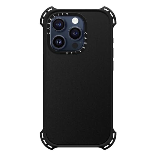 CASETiFY for iPhone 15 Pro Case - Bounce Compatible with MagSafe | Shockproof | 21.3 ft. 6x Military Grade Drop Protection | Matte Black - color: Matte Black, size: Iphone 15 Pro (6.1")