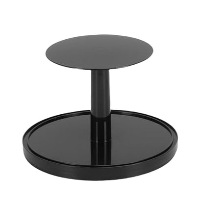 3 in 1 Fast Charging Station 15W Desk Stand with Digital Clock for Watch Vertical Phone Pad Horizontal Watch Earbuds Charging ABS Body Input - color: Black