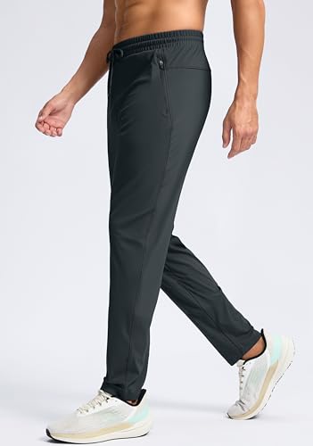 G Gradual Men's 30"/32"/34"/36" Inseam Tall Sweatpants with Zipper Pockets - color: Grey, size: Small