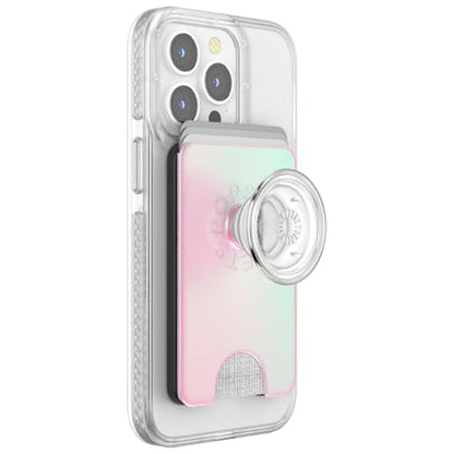 PopSockets Phone Wallet for MagSafe with Grip- Mermaid Pink - color: Mermaid Pink, style: MagSafe