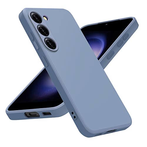 Vanjua Case for Samsung Galaxy S23 (Only), Stylish Liquid Silicone Slim Full-Body Protective Cover Compatible with Samsung Galaxy S23 5G 6.1 Inch Phone Case (Lavender Gray) - color: Lavender Gray