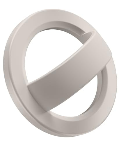 GONEZ Magnetic Phone Grip Compatible with MagSafe, Removable Silicone Loop Grip, Phone Ring Holder for Back of Phone for iPhone 17/16/15/14/13/12 Series, Stone - color: Stone