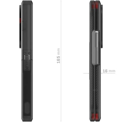 Ghostek Covert Clear Galaxy Z Fold7 Case with Built-in Kickstand, MagSafe and Full Hinge Protection Designed for 2025 Samsung Galaxy Fold 7 (8") (Smoke) - color: Smoke, size: Galaxy Z Fold 7