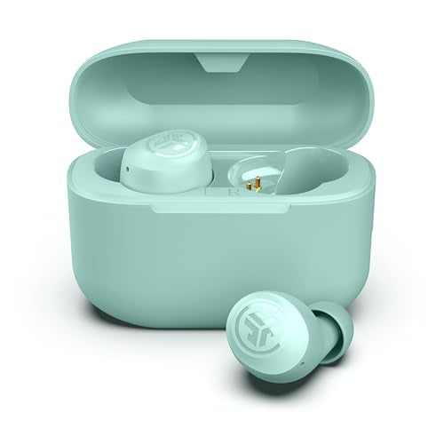 JLab Go Air Pop+ Earbuds, Dual Connect, EQ3 Sound, Mint Green - color: Mint, style: Matte