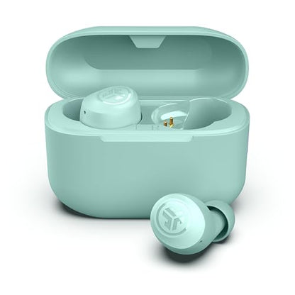 JLab Go Air Pop+ Earbuds, Dual Connect, EQ3 Sound, Mint Green - color: Mint, style: Matte