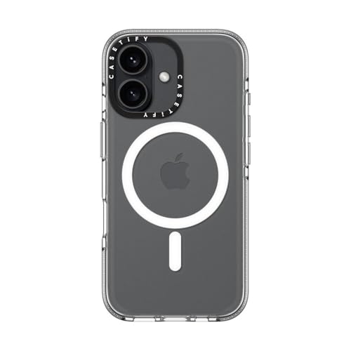 CASETiFY for iPhone 16 Case - Impact Clear Compatible with MagSafe | Not Yellowing | 6.6 ft. 3x Military Grade Drop Protection | Clear - color: Clear, size: Iphone 16 (6.1")