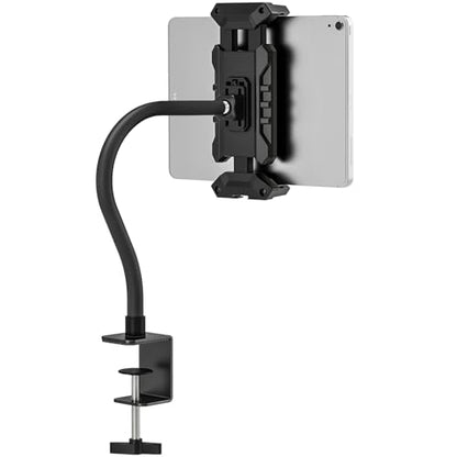 Tablet Stand Holder, Gooseneck iPad Desk Mount with C-Clamp