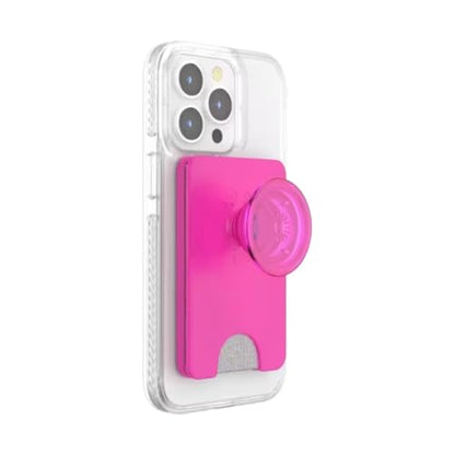 PopSockets Phone Wallet for MagSafe with Grip- Magenta - color: Magenta, style: MagSafe