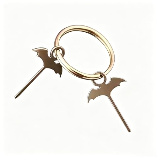 Bat Shaped SIM Eject Pin Keychain 2 Pack, Universal Stainless Steel SIM Card Removal Tool, Gothic Anti-Lost SIM Tray Opener for All Smartphones
