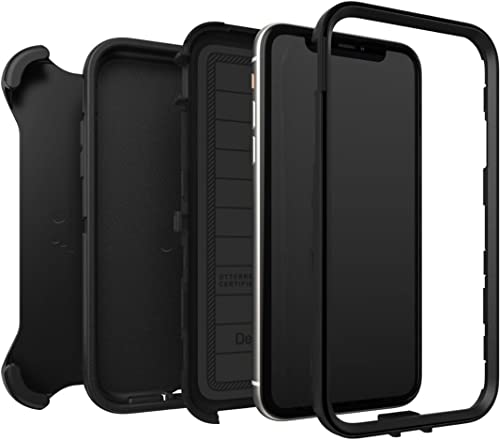 OtterBox Defender Series Screenless Edition Case for iPhone 11 (Only) - Holster Clip Included - Microbial Defense Protection - Retail Packaging - Black