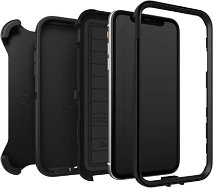 OtterBox Defender Series Screenless Edition Case for iPhone 11 (Only) - Holster Clip Included - Microbial Defense Protection - Retail Packaging - Black