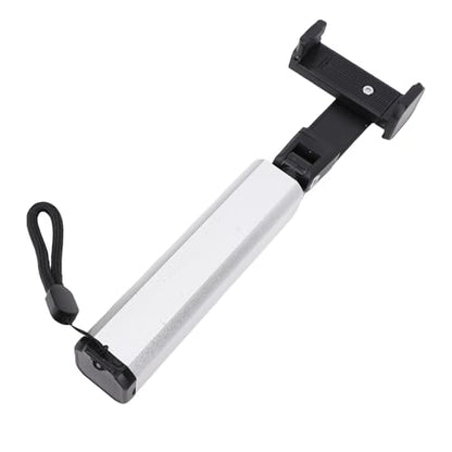 Yunseity Phone Holder, Foldable 360° Adjustable Clamp Clip Mount Cell Phone Stand for Desk Pole Table, Pipe, Pen, Treadmill, Pole Mounted Desk Stand for Table Bedside (Silver) - color: Silver