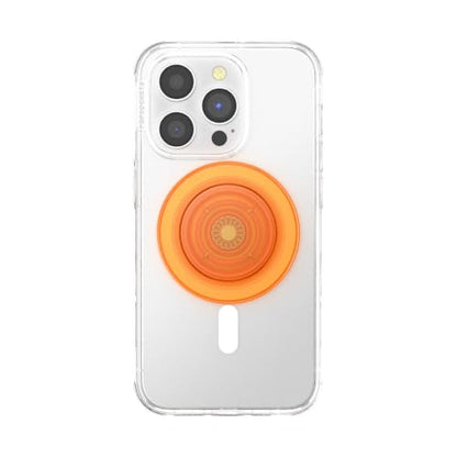 PopSockets Phone Grip for MagSafe, Magnetic Holder- Orange Zest - color: Orange Zest, style: MagSafe