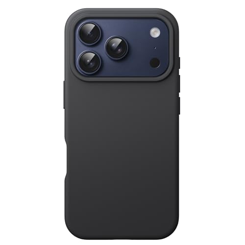JETech Silicone Case for iPhone 17 Pro Max, Black | Silky Soft Touch, Shockproof Protection, Scratch Resistant, Microfiber Lining - color: Black, size: iPhone 17 Pro Max