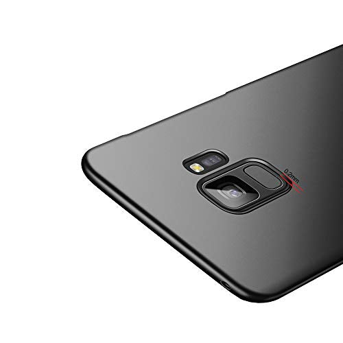 Galaxy S9 Slim Phone Case,Thin Soft Flexible TPU Skin Silicone Rubber Gel Lightweight Anti-Scratch Shockproof Cases Protective Cover for Samsung Galaxy S9,Matte Black - color: Matte Black
