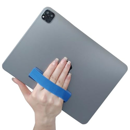 Hand Holder Strap for iPad, Tablet & Large Phone, Handle Grip（Blue） - size: 1 Pack-Blue