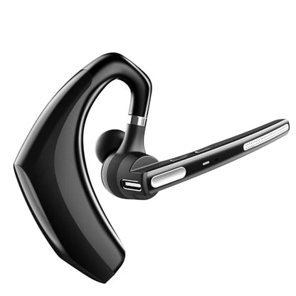 Bluetooth Headset V5.1, Wireless Earpiece with Mic for Work - color: Black