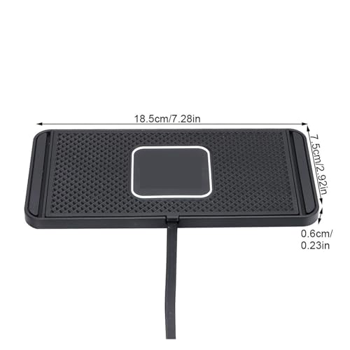 Phone Holder Charger Mat Silicone Mat Non Slip Pad Holder Car Wireless Non Slip Charger Practical